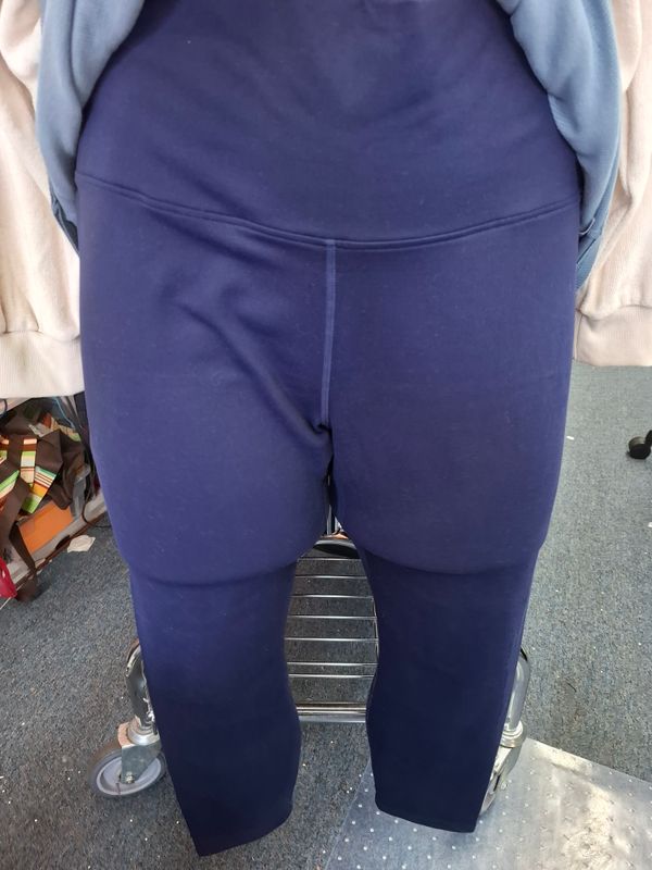 3x Fabletics Powerhold navy corset back leggings