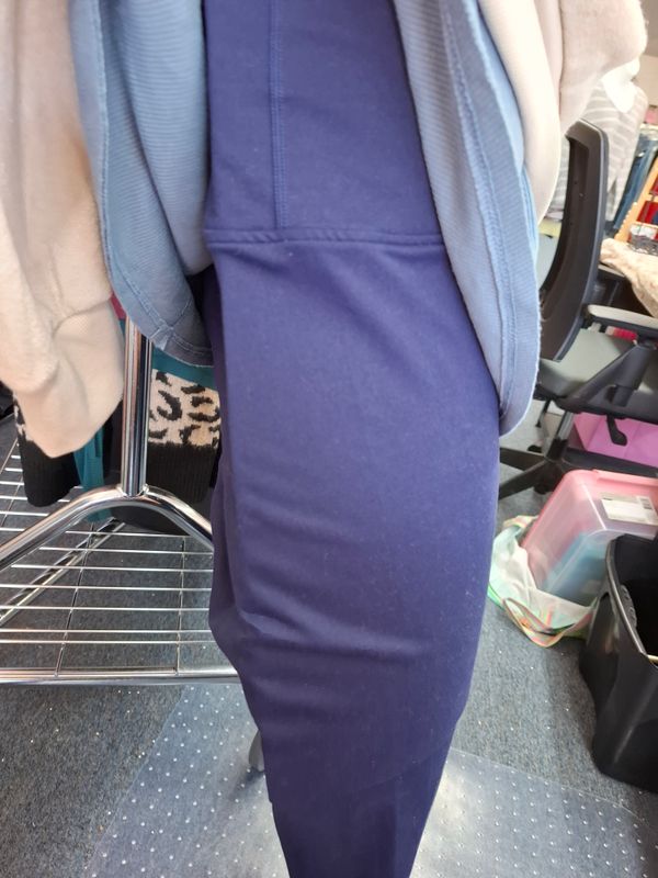 3x Fabletics Powerhold navy corset back leggings