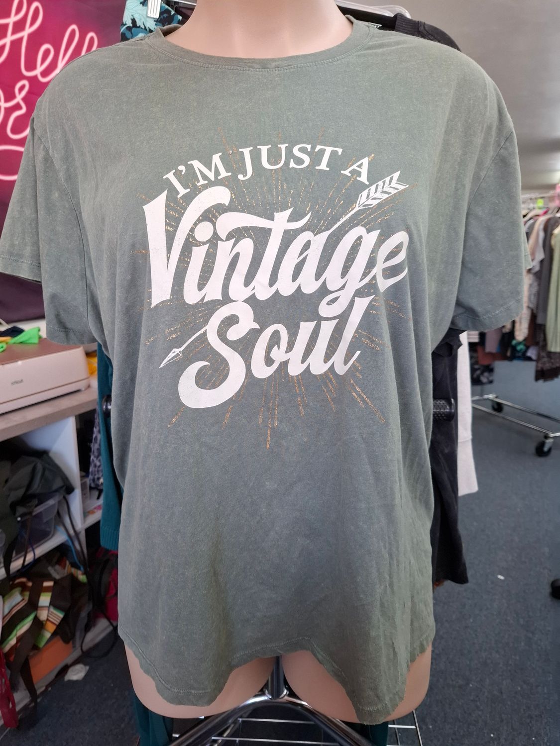 3x Maurices green gold Vintage Soul graphic tee
