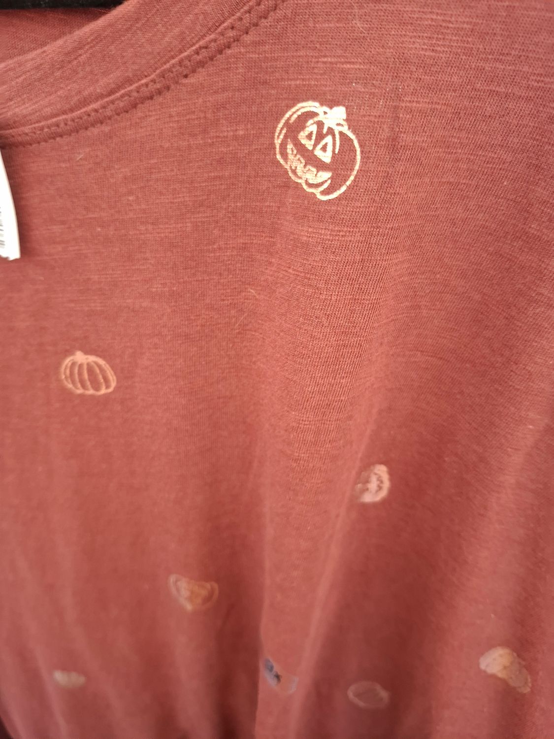 3x Maurices NWT orange pumpkin graphic tee top