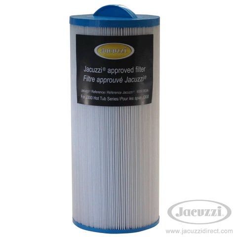 filtre blanc et bleu pour spa jacuzzi