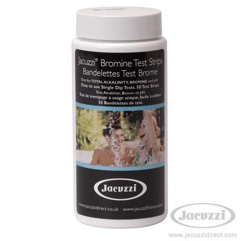 produit pour test  spa brome étiquette noir boite blanche