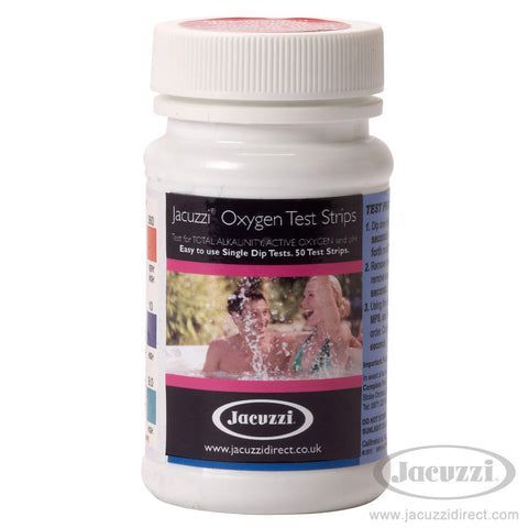 Bandelettes Test Oxygène produit test spa pour oxygéne actif boitte blanche étiquette noir