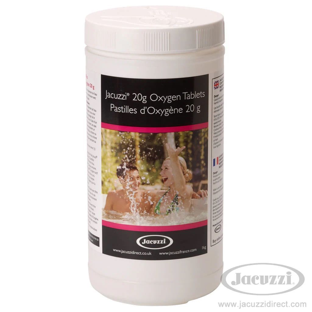 boite blanche etiquette noir produit spa oxygene actif 