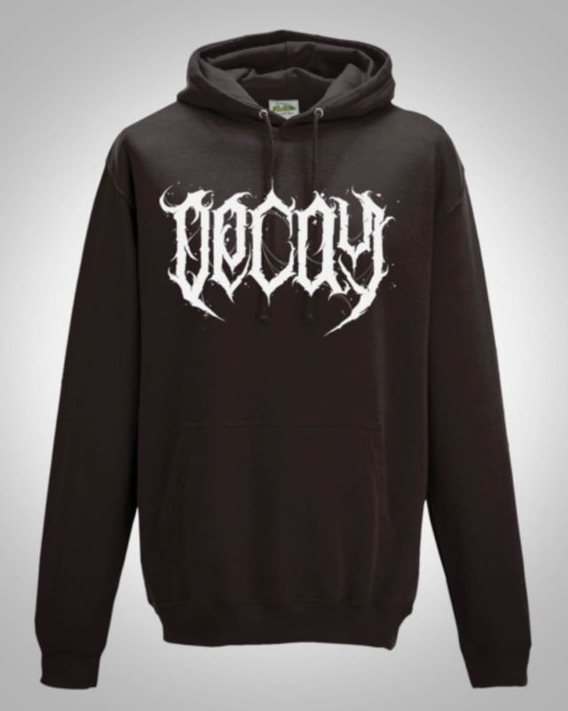 PRE-ORDER "DECAY" Unisex black hoodie w/ white logo