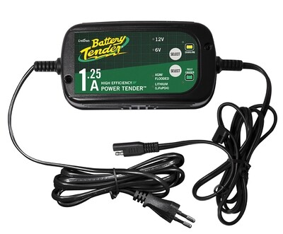Battery Tender Battery Charger Power Tender HE Plus (6/12V 1.25A, +Lithium)