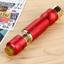 Original Desire Mad Dog RDTA MECH Kit Mechanical Vape Kit Powered by 18650 Battery Gold-plating e-Cigarette for Huge Cloud Vape