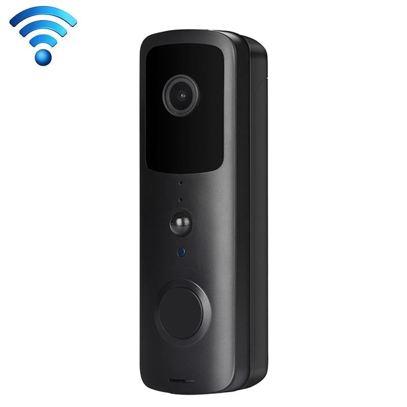 NNEDSZ Smart Wifi Video Doorbell With Two-Way Intercom &amp; Night Vision - Black