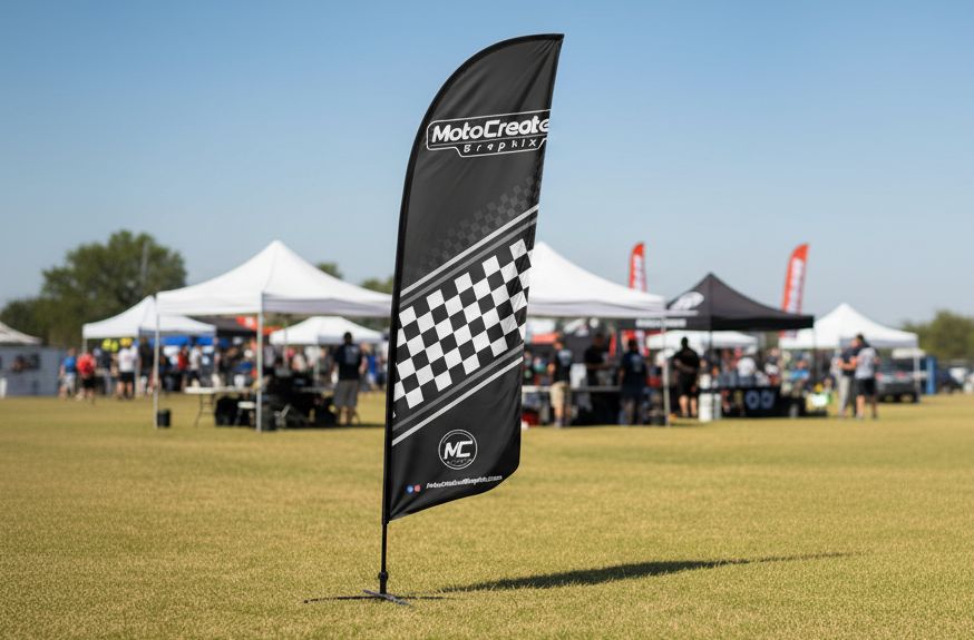 Custom canopy Flags