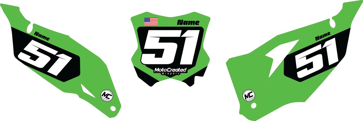 KX Number Plates "Stock Style"