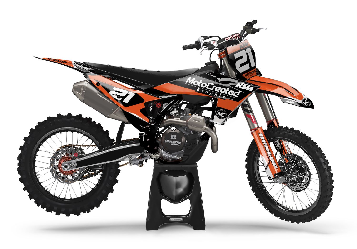 KTM Basic Graphics Kit "Orange"