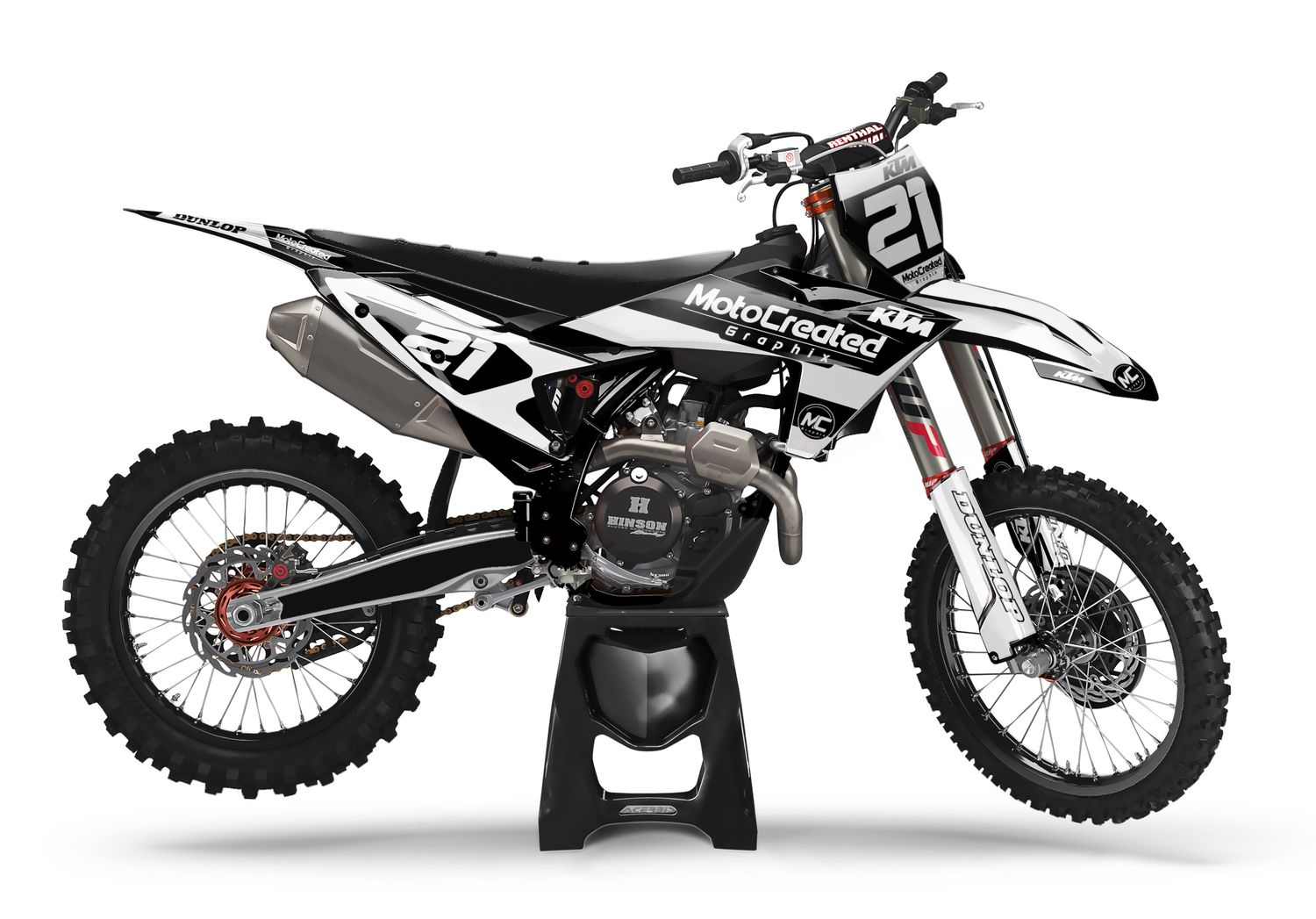 KTM Basic Graphics Kit "White"