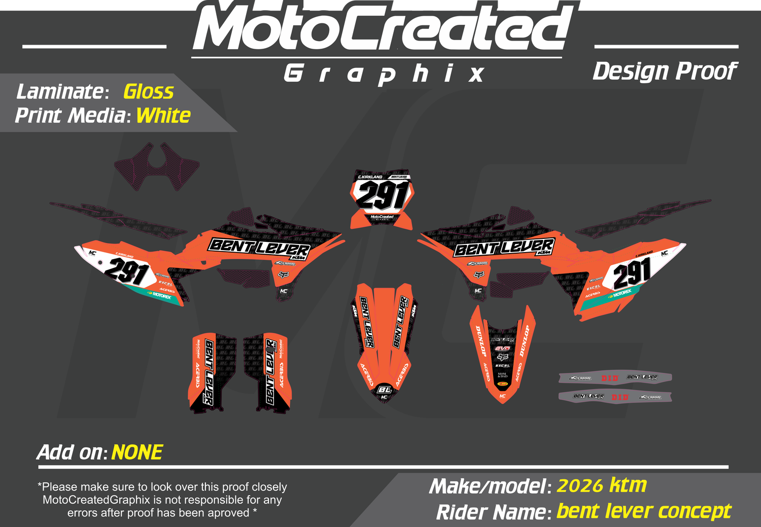 Bent Lever Team Kit