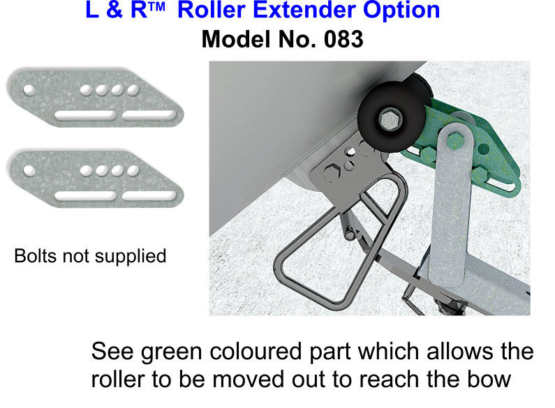 Free Freight ONLY if bought with product - L & R Roller Extender Option