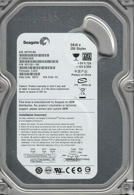 Disco Duro Pull Seagate ST3250 - 250 GB Disco Duro Pull Seagate ST3250 - 250 GB
