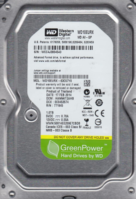 Disco Duro Pull Western Digital WD10 - 1 TB Disco Duro Pull Western Digital WD10 - 1 TB