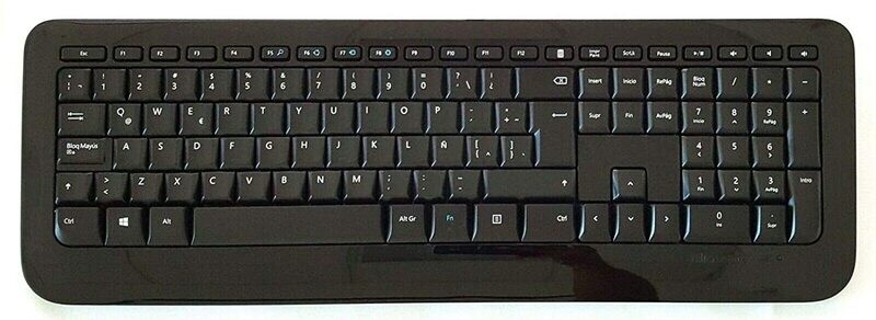 Teclado InalƔmbrico Microsoft Wireless 850 Teclado InalƔmbrico Microsoft Wireless 850