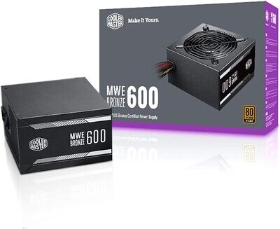 Fuente de Poder COOLER MASTER 600W ATX Fuente de Poder COOLER MASTER 600W ATX