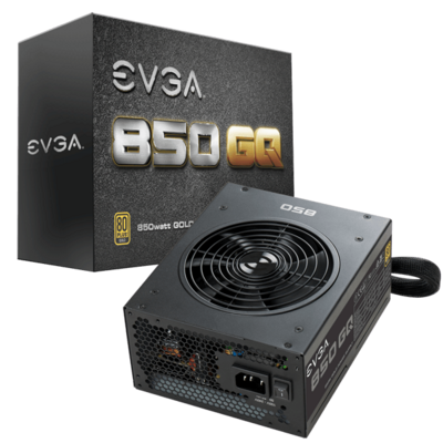 Fuente de Poder EVGA 850W GQ ATX SEMI MODULAR Fuente de Poder EVGA 850W GQ ATX SEMI MODULAR
