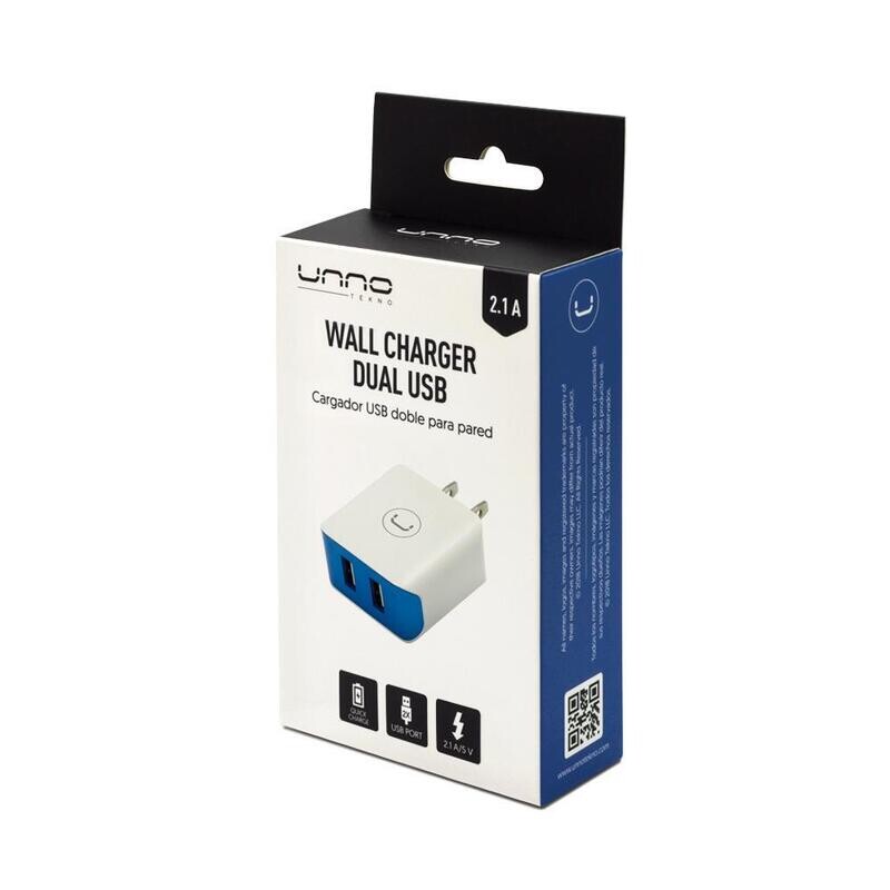 Cargador Pared Unno Tekno PW5051WT Cargador Pared Unno Tekno PW5051WT