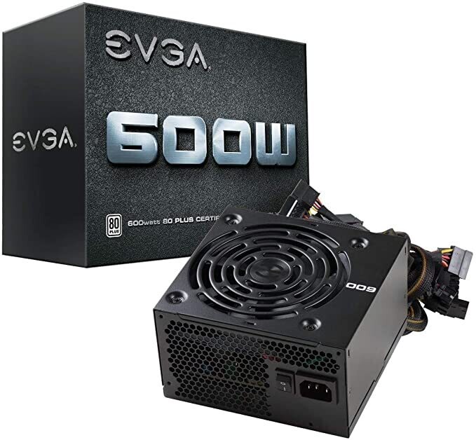 Fuente Poder EVGA 600W W1 Fuente Poder EVGA 600W W1