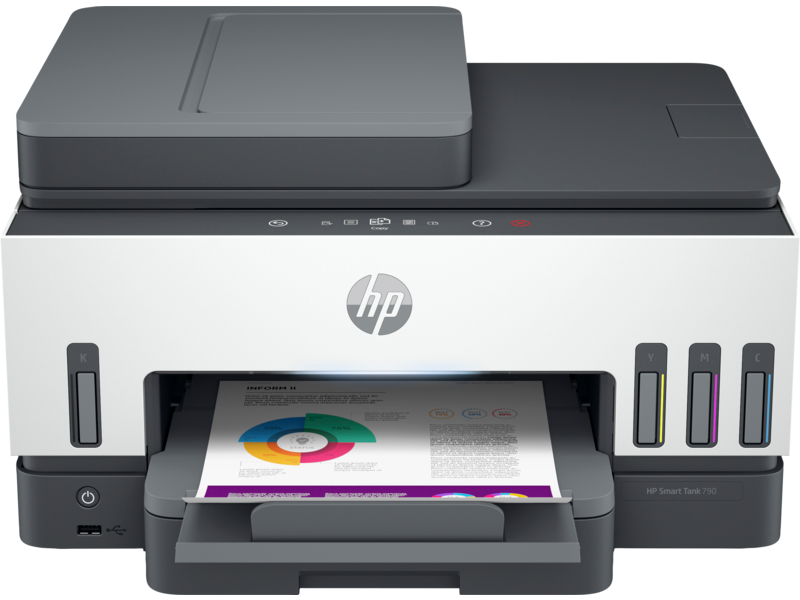 Impresora HP Smart Tank 790 - Multifuncional Impresora HP Smart Tank 790 - Multifuncional