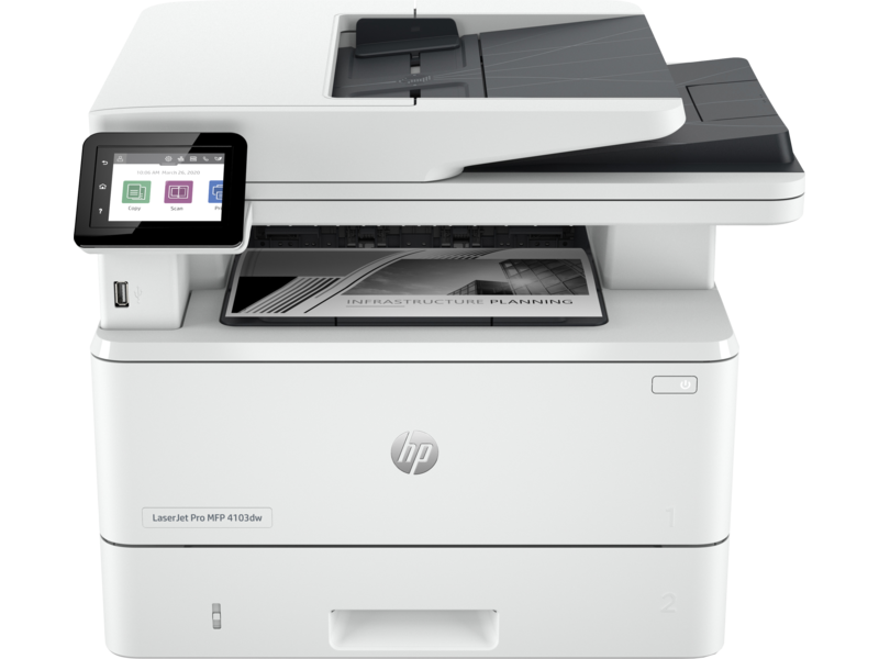 Impresora HP LaserJet Pro 4103DW MFP - Multifuncional Impresora HP LaserJet Pro 4103DW MFP - Multifuncional