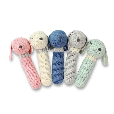 Fido Hand Crocheted Premium Cotton Rattle Fido Hand Crocheted Premium Cotton Rattle