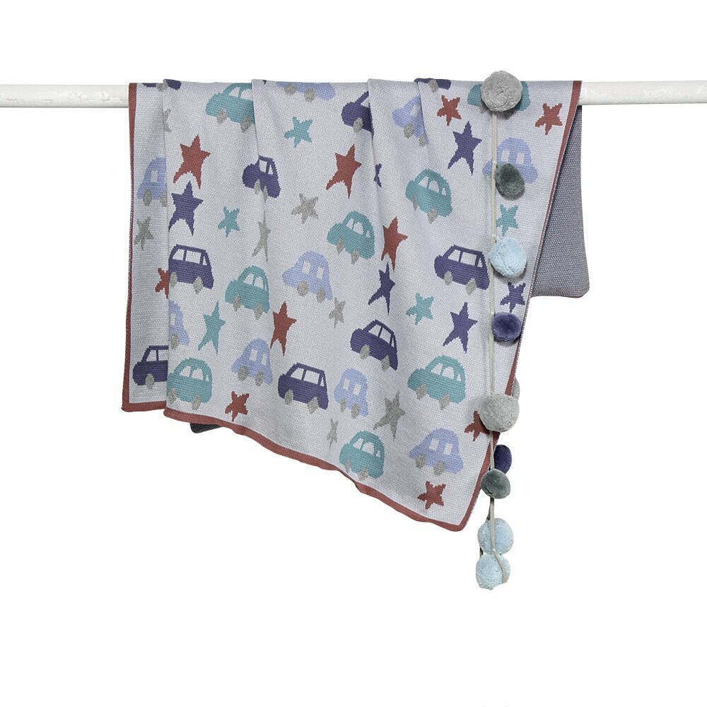 Cars + Stars Baby Blanket Cars + Stars Baby Blanket