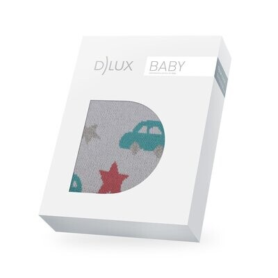 Cars and Stars Pure Cotton Baby Blanket Cars and Stars Pure Cotton Baby Blanket