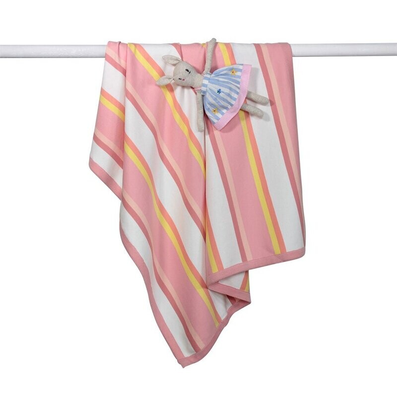 Alfie Contemporary Stripe Jersey Baby Blanket DLUX Baby Alfie Contemporary Stripe Jersey Baby Blanket with stripe design and free gift wrapping.