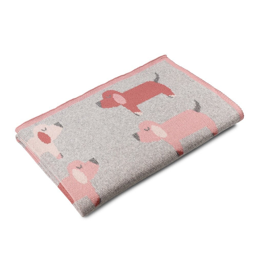 Puppies Cotton Baby Blanket