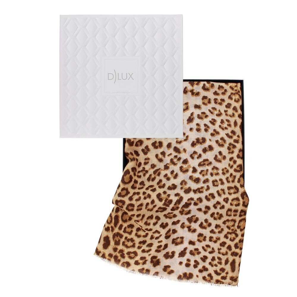 Jaguar Wool/Silk Scarf - Gift Boxed