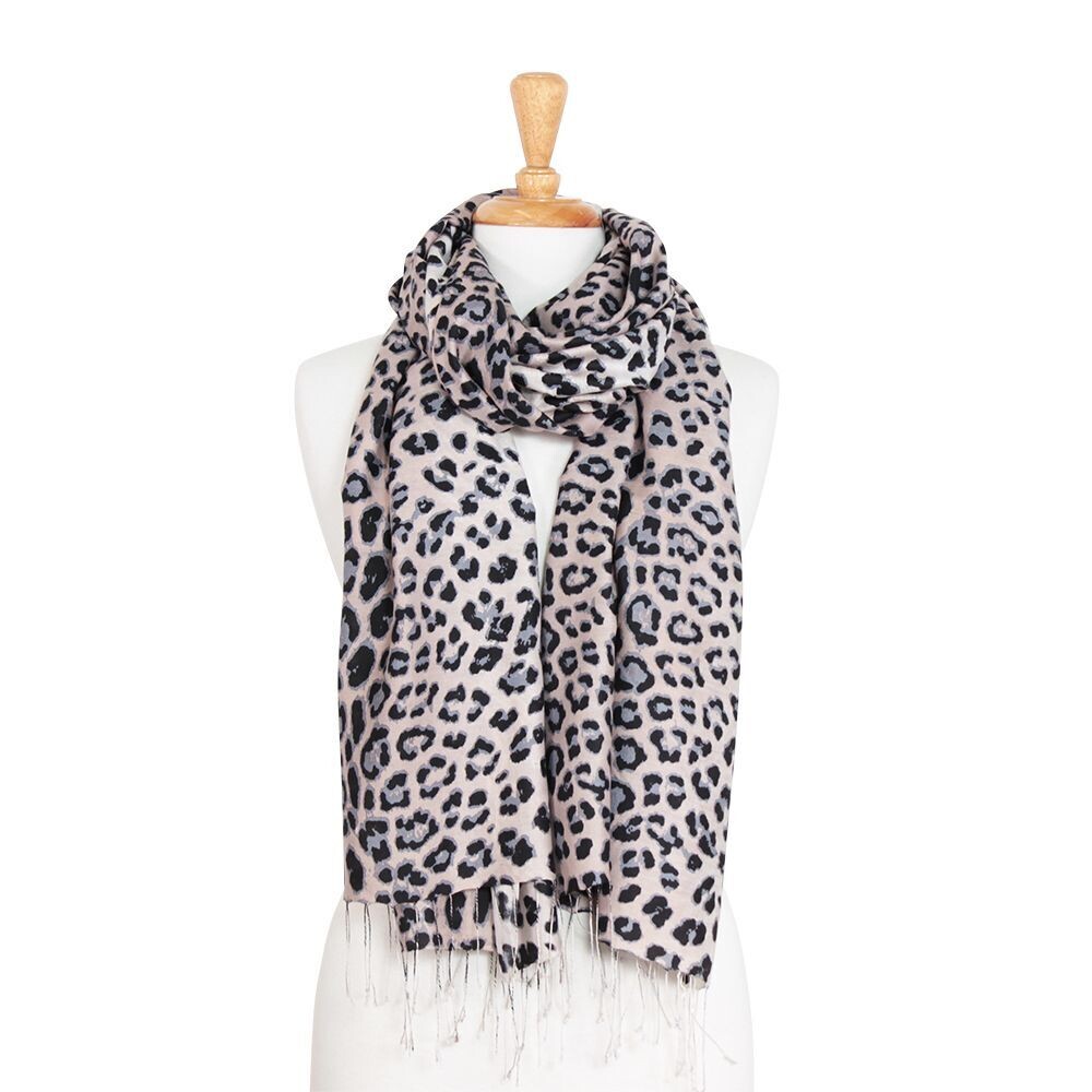 Ocelot Hand Printed Pure Habutai Silk Scarf Ocelot Hand Printed Pure Habutai Silk Scarf