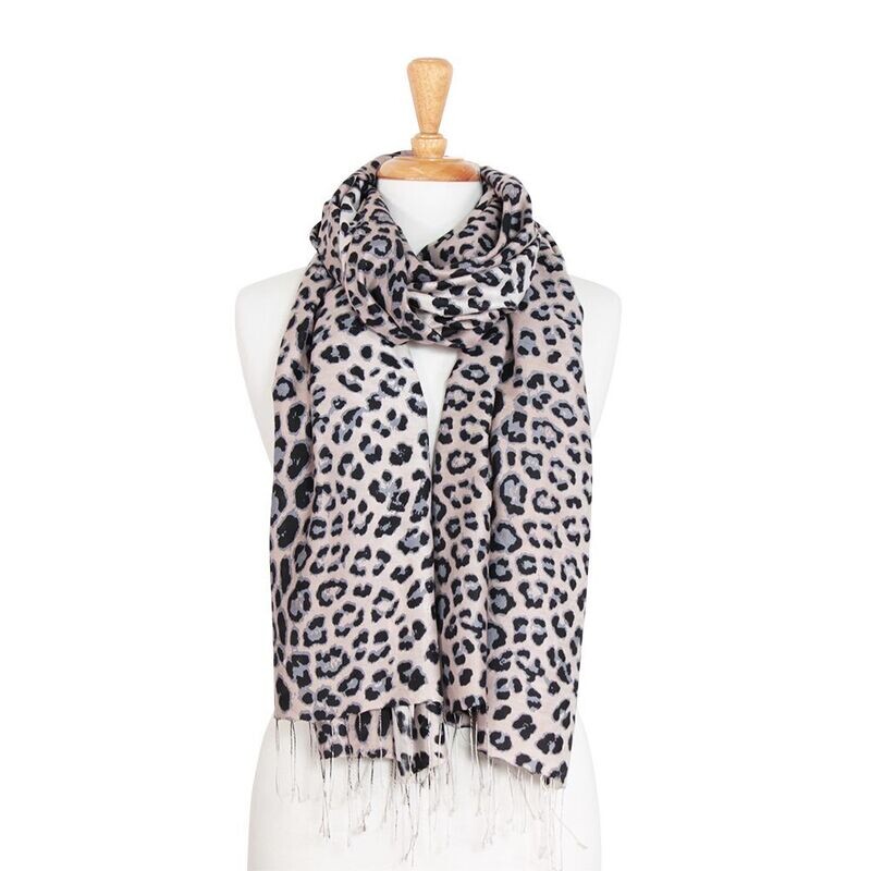 Ocelot Habutai Hand Printed Pure Silk Scarf Ocelot Habutai Hand Printed Pure Silk Scarf