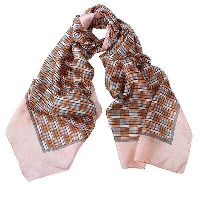 Benson Hand Printed Pure Silk Scarf - last one! Benson Hand Printed Pure Silk Scarf - last one!