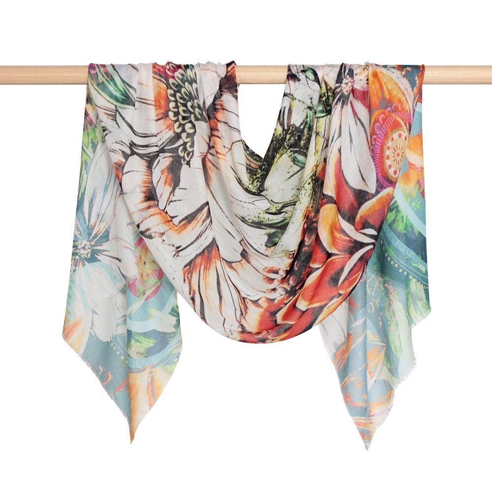Venus Flower Pure Modal/Silk Scarf - Last one!