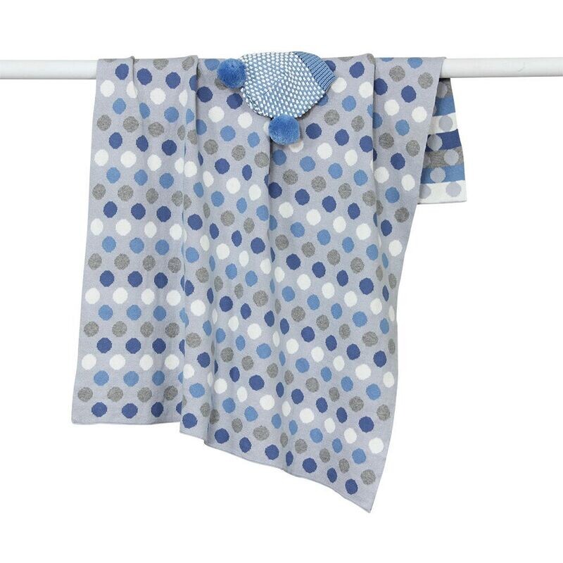 Bubble Spot Knitted Baby Blanket - Last one! Bubble Spot Knitted Baby Blanket - Last one!