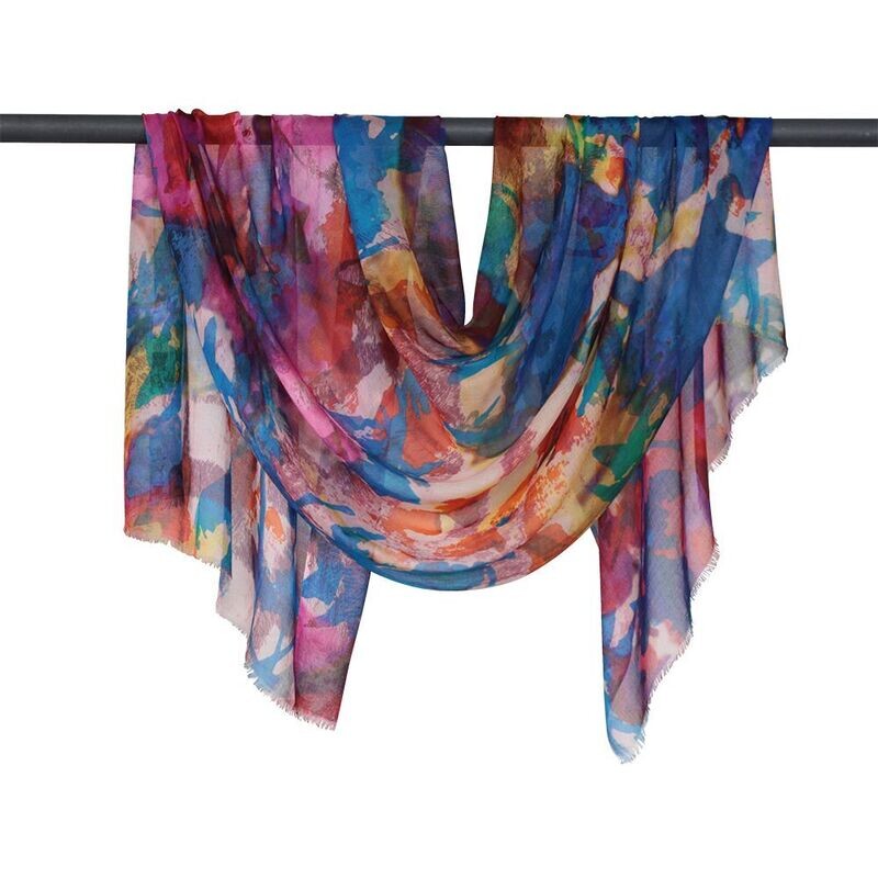 Ondine Multi Colour Pure Micromodal Scarf - Soft and Luxurious!