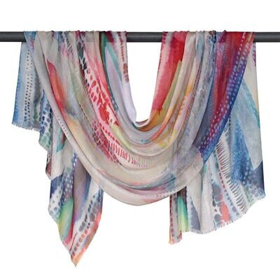 Valda Chevron Pure Micromodal Scarf - Soft and Luxurious! Valda Chevron Pure Micromodal Scarf - Soft and Luxurious!