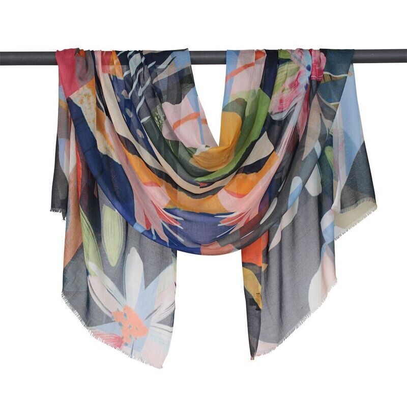 Libertine Abstract Pure Micromodal Scarf - Soft and Luxurious