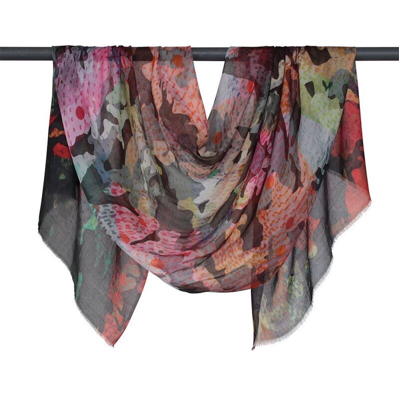 Sasha Botanical Micromodal Scarf with botanical print