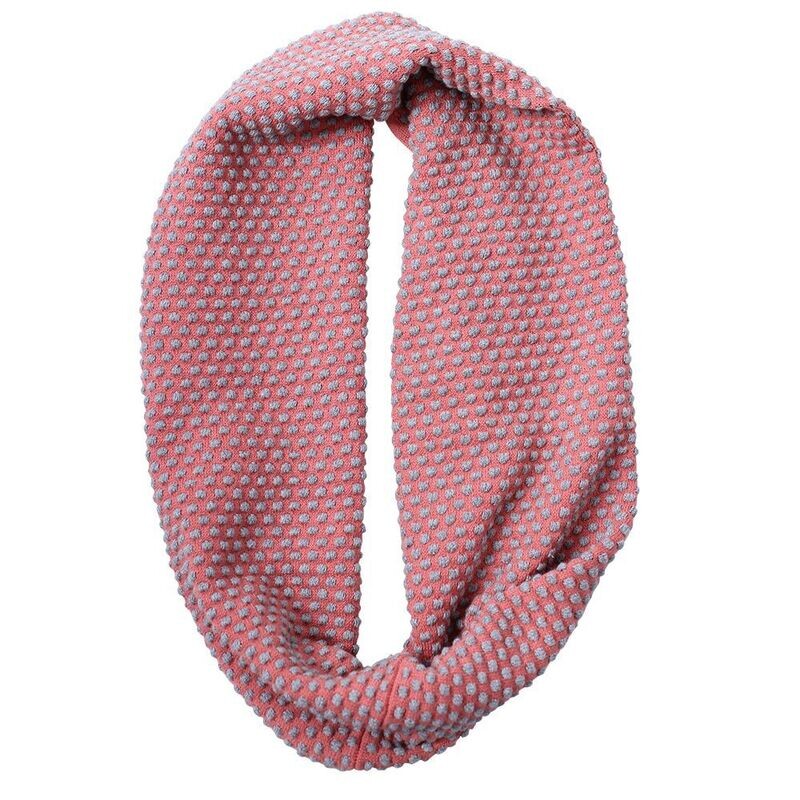 Jonas Raised Spot Knitted Loop Scarf - Last few! Jonas Raised Spot Knitted Loop Scarf - Last few!