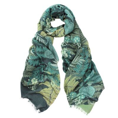 Oslo Forest Pure Merino Wool Scarf - Soft and Stylish | DLUX