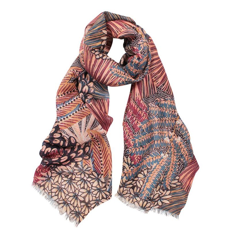 Miagi Wool /Modal Scarf - Violet