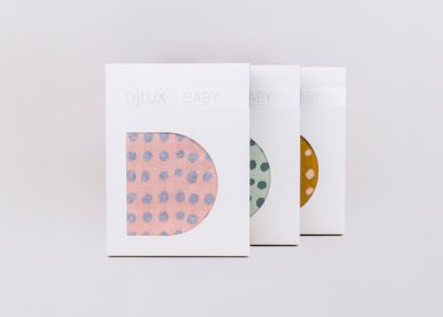 DLUX Baby Sunny Spot Cotton Stroller Blanket with unique spot design and free gift wrapping.