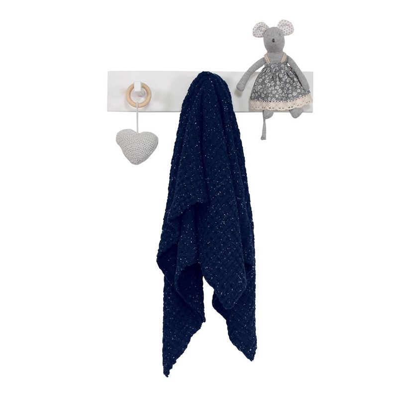 Tonka Classic French Navy Baby Stroller Blanket DLUX Baby Tonka Classic Navy Stroller Blanket with textured waffle design and free gift wrapping.