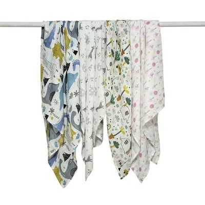 DLUX Baby muslin wrap in blush color, perfect for swaddling and nursing cover.