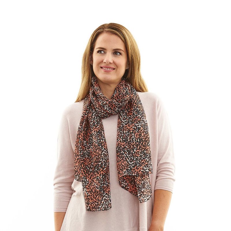 Leo Hand Printed Pure Silk Scarf Leo Hand Printed Pure Silk Scarf