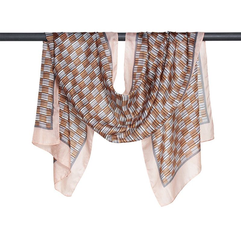 Benson Hand printed Pure Silk Scarf - last few! Benson Hand printed Pure Silk Scarf - last few!